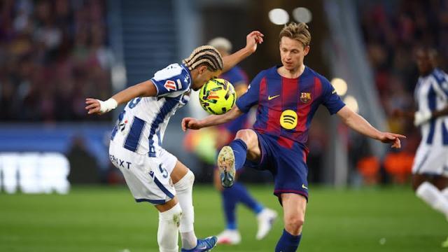 九游体育-【西甲】德容终结57场球荒，巴萨3比0主场16杀莱万特